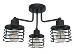 Lampa młodzieżowa w stylu loft czarna Koszyk 3