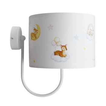 Kinkiet dziecięcy Leśni Przyjaciele i Chmurki