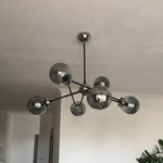 Duża lampa sufitowa SAGITO chrom VI