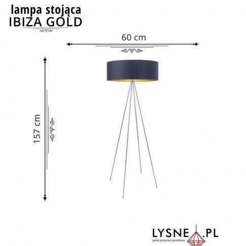 Lampa podłogowa IBIZA GOLD