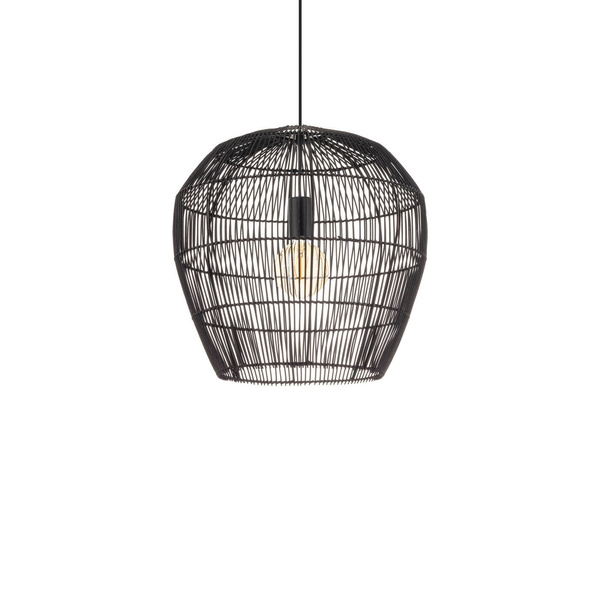 Lampa wisząca HAITI S śr. 43cm E27 | czarny