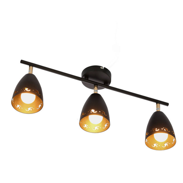 Lampa sufitowa 3xE14 70cm COTY 93-67173 LISTWA CZARNY