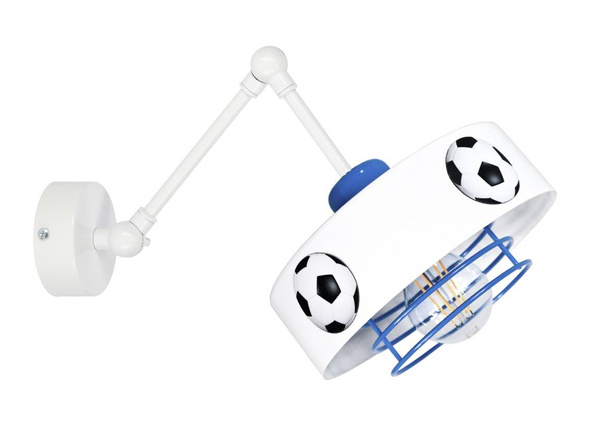 Lampa sufitowa dla dziecka z motywem piłki nożnej regulowana pająk Mundial 3xE27