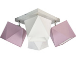 Lampa sufitowa do pokoju młodzieżowego 4-punktowa Diament 4xE27 Led 