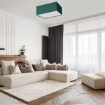 Lampa sufitowa VERDE, MLP7874, 40 cm, zielona, 2x60W E27