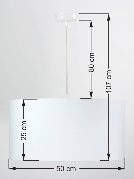 Lampa wisząca welurowa niebiesko złota Angarika 50 cm