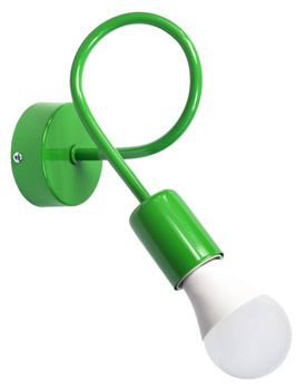 Zielony kinkiet do pokoju dziecka Mondo 1