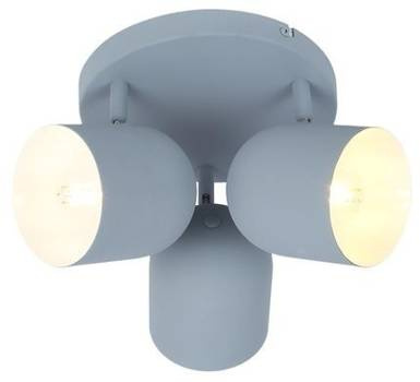 Lampa sufitowa 3xE27 szara 32cm AZURO 98-63236