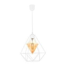 Lampa wisząca ALAMBRE WHITE 1xE27 4W żarówka w zestawie