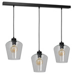 Nowoczesna lampa wisząca listwa SANTIAGO CLEAR MLP6608