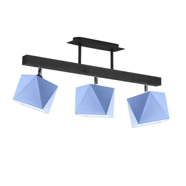 Lampa sufitowa dla dziewczynki i chłopca żółte abażury Zaczarowany Diamencik