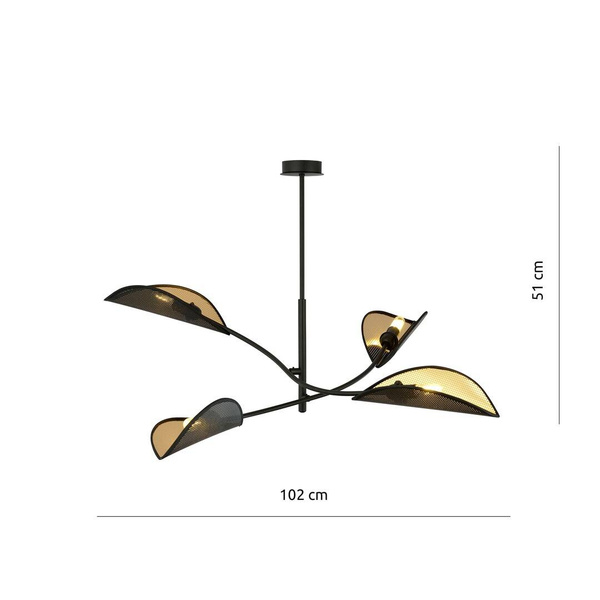 LOTUS 4 BLACK/GOLD