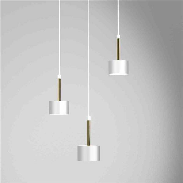 Lampa wisząca ARENA WHITE/GOLD 3xGX53