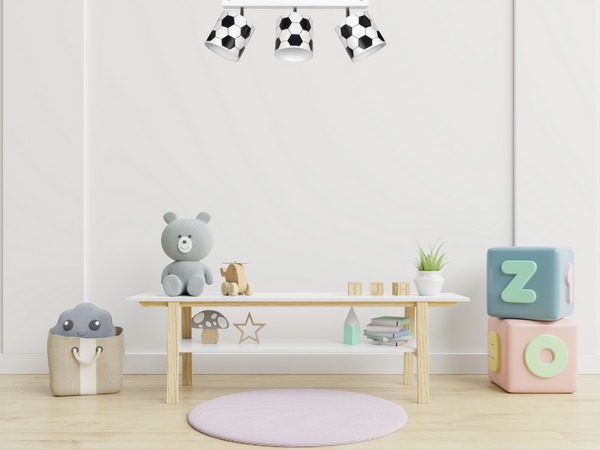 Lampa sufitowa dla chłopca z motywem piłki nożnej 3xE27