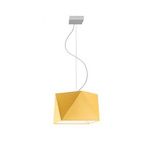 Lampa wisząca do pokoju dziecięcego szary abażur Świetlisty Diamencik