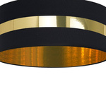 Lampa sufitowa PALMIRA BLACK / GOLD 1xE27 60W MLP6319