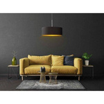 Żyrandol wiszący Cylinder fi - 50 cm GOLD