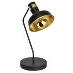 Lampa biurkowa MARGO BLACK/GOLD 1E27