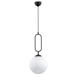 Lampa wisząca ALFA VAVIL 250 PRO CZARNO-BIAŁA 1xE27 25cm | 61234