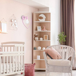 Lampa ścienna do pokoju dziewczynki  różowa  AMORE PINK 1xE27 