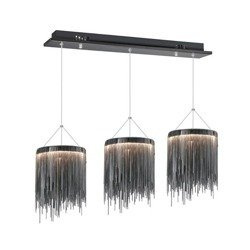 Designerska lampa wisząca CASCATA BLACK ML3796 54W LED