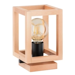 Lampka nocna pako drewniana 1xe27 16cm | 9449