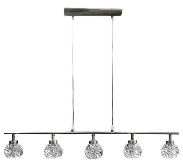 Lampa sufitowa Candellux 35-04607 Gira 5X40W G9 satyna nikiel