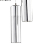 Lampa wisząca zwis RIVIERA chrom śr. 35cm