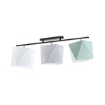 Lampa sufitowa do pokoju dziecięcego musztardowe abażury Pastelowy Diamencik
