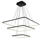 Nowoczesna lampa NIX III LED black 80cm