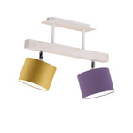 Lampa sufitowa do pokoju dziecięcego kolorowa Zaczarowany Cylinderek 2xE27