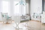  Lampa sufitowa do pokoju dziecięcego turkusowa w stylu Loft Mondo 4 Led