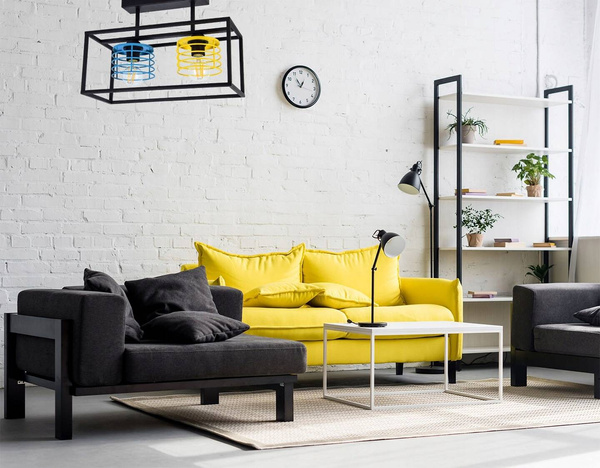 Lampa sufitowa do nowoczesnego pokoju dziecięcego Edison Koszyk 2 Loft 