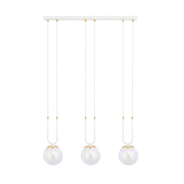 GLAM 3 WHITE/TRANSPARENT