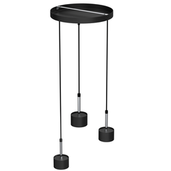 Lampa wisząca ARENA, MLP7786, czarny/srebrny, 3x11W GX53