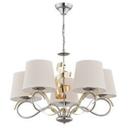 Nowoczesna lampa sufitowa SANDRA V chrom śr. 69cm