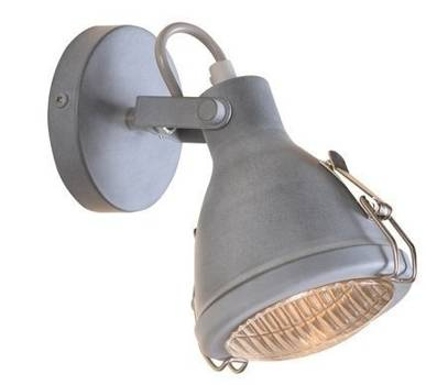 LAMPA ŚCIENNA KINKIET CANDELLUX CRODO 91-71101  E14 SZARY