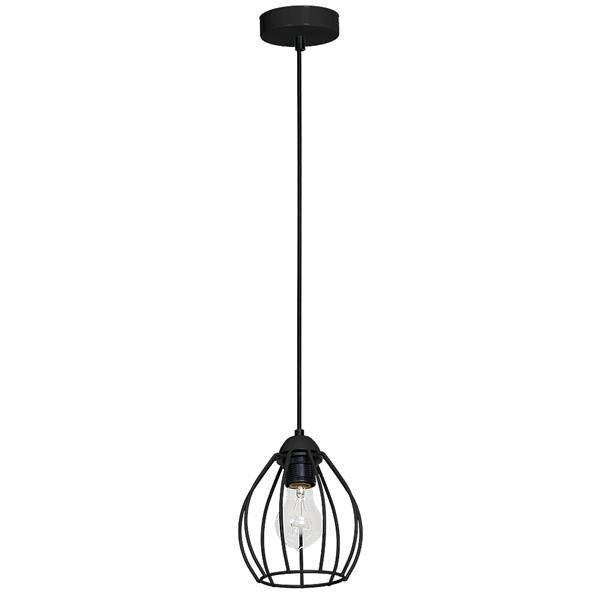 Lampa Wisząca INDUSTRIALNA DON BLACK 1xE27 MLP748