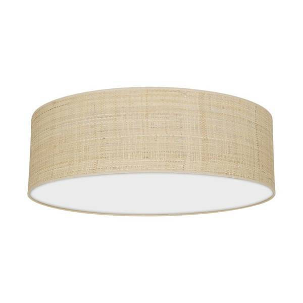 Lampa sufitowa MARSHALL, MLP7489, 60 cm, biały/rattan, 3x60W E27