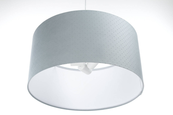 Niebieska lampa do pokoju chłopca i dziewczynki Jasmine średnica 50 cm