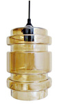 Lampa wisząca sufitowa szklana bursztynowa 60W E27 Decorado Candellux 31-36643-Z