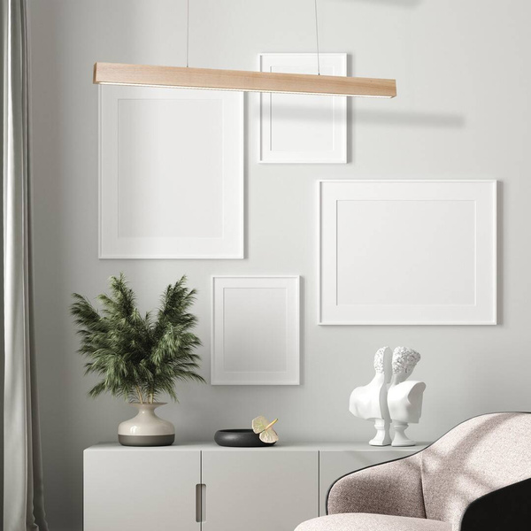 Lampa wisząca TIMBER, naturalne drewno, 18W LED, barwa ciepła 3000K, MLP568
