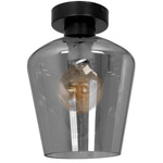 Nowoczesna lampa sufitowa plafon SANTIAGO SMOKED MLP6603