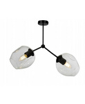 Nowoczesna lampa sufitowa w stylu Loft  szklane klosze 