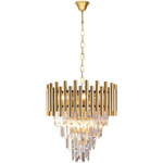 Żyrandol glamour MADISON GOLD ML5992