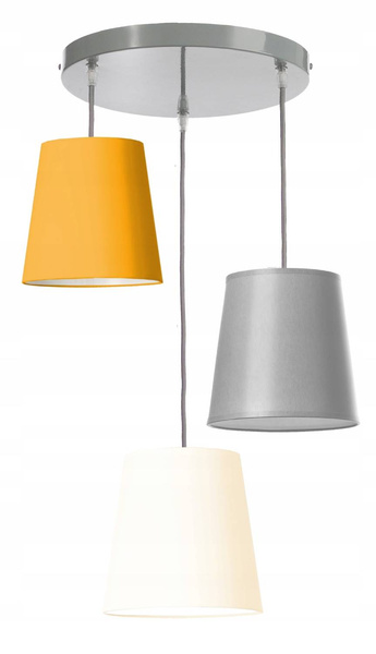 Lampa wisząca do pokoju dziecięcego kolorowa Stożek 3