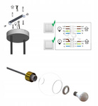 Lampa sufitowa do pokoju młodzieżowego w stylu loft Globus Listwa 3