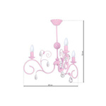 Lampa Sufitowa MIA PINK 3xE14 MLP1069
