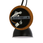 Lampa ścienna kinkiet 1X60W E27 czarny VARIO 21-73495