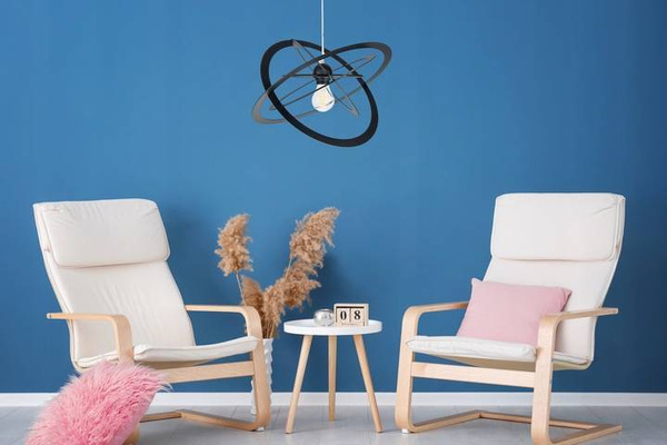 Lampa sufitowa do pokoju młodzieżowego czarna struktura Sferis 1XE27 Led 